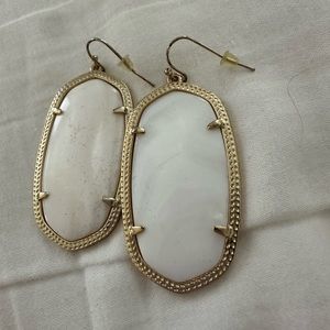 Kendra Scott Danielle White earrings